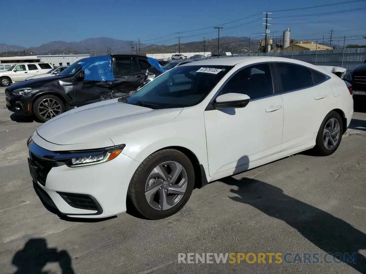 1 fotografías del automóvil dañado 19XZE4F57KE010697 HONDA INSIGHT 2019