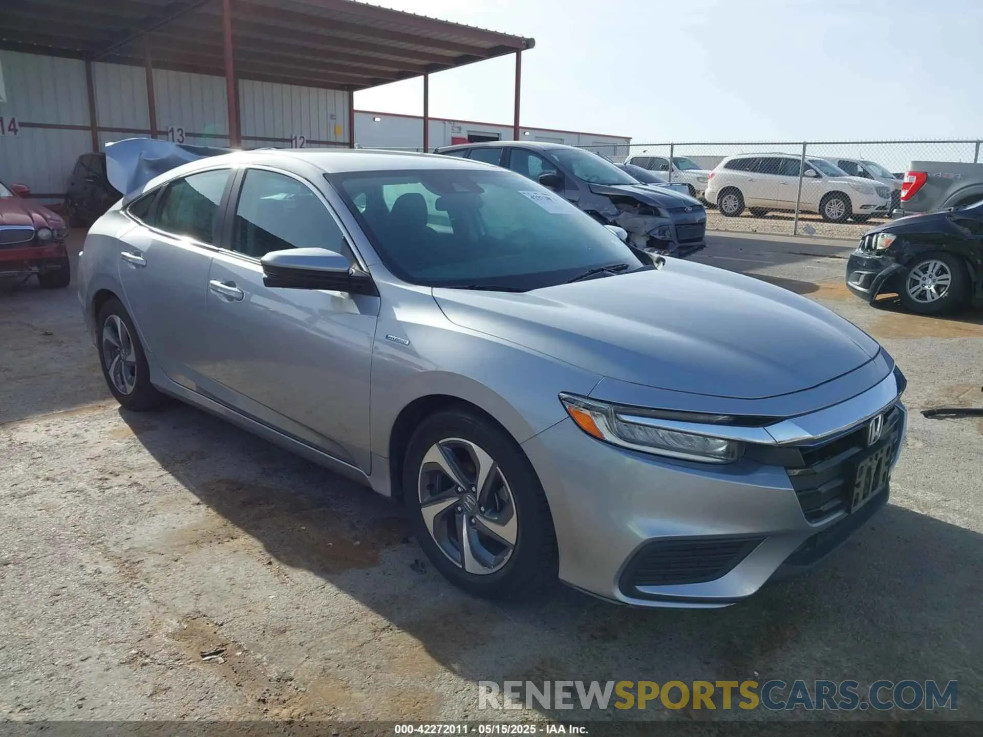 1 fotografías del automóvil dañado 19XZE4F57KE018251 HONDA INSIGHT 2019
