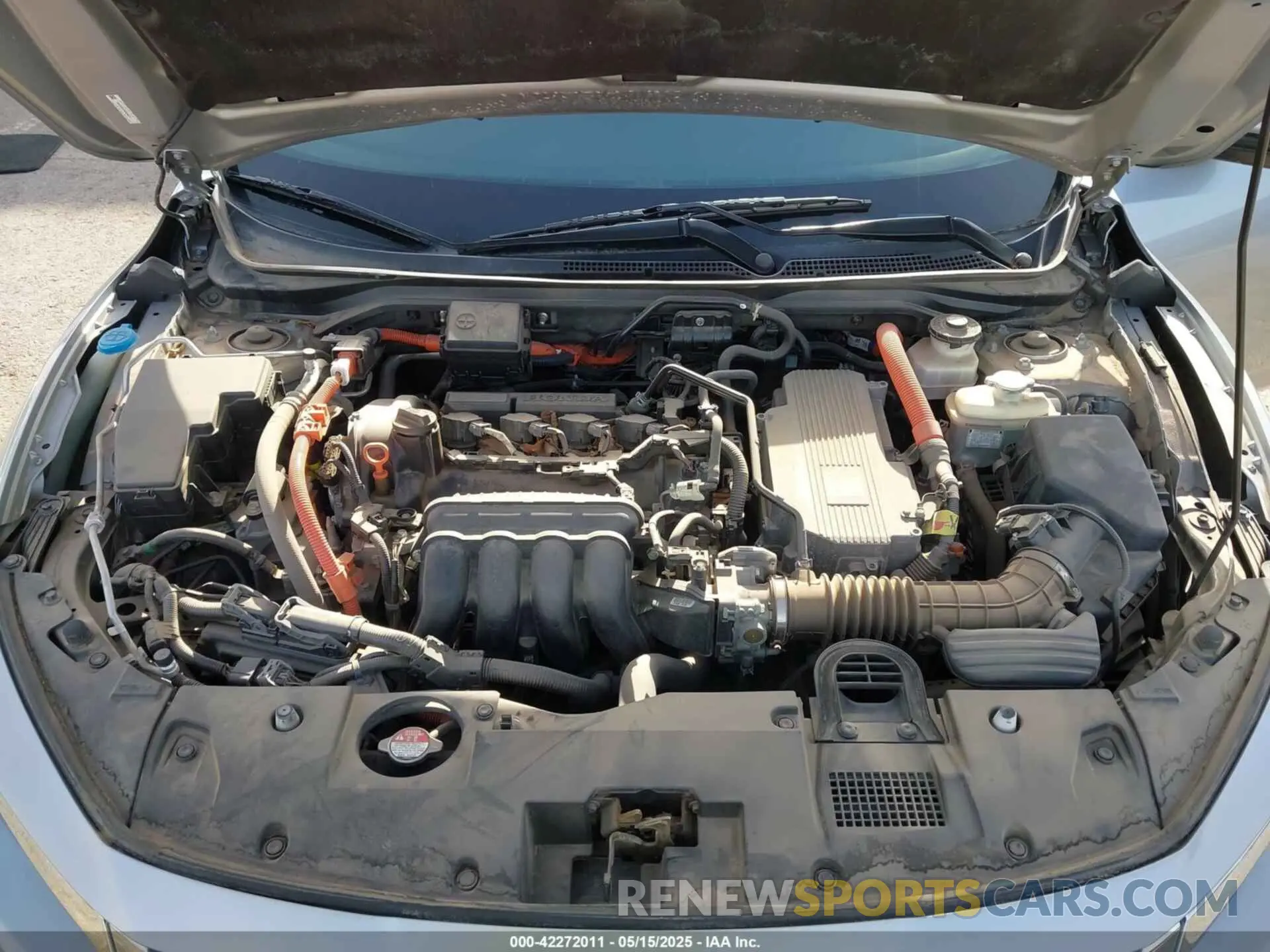 10 fotografías del automóvil dañado 19XZE4F57KE018251 HONDA INSIGHT 2019