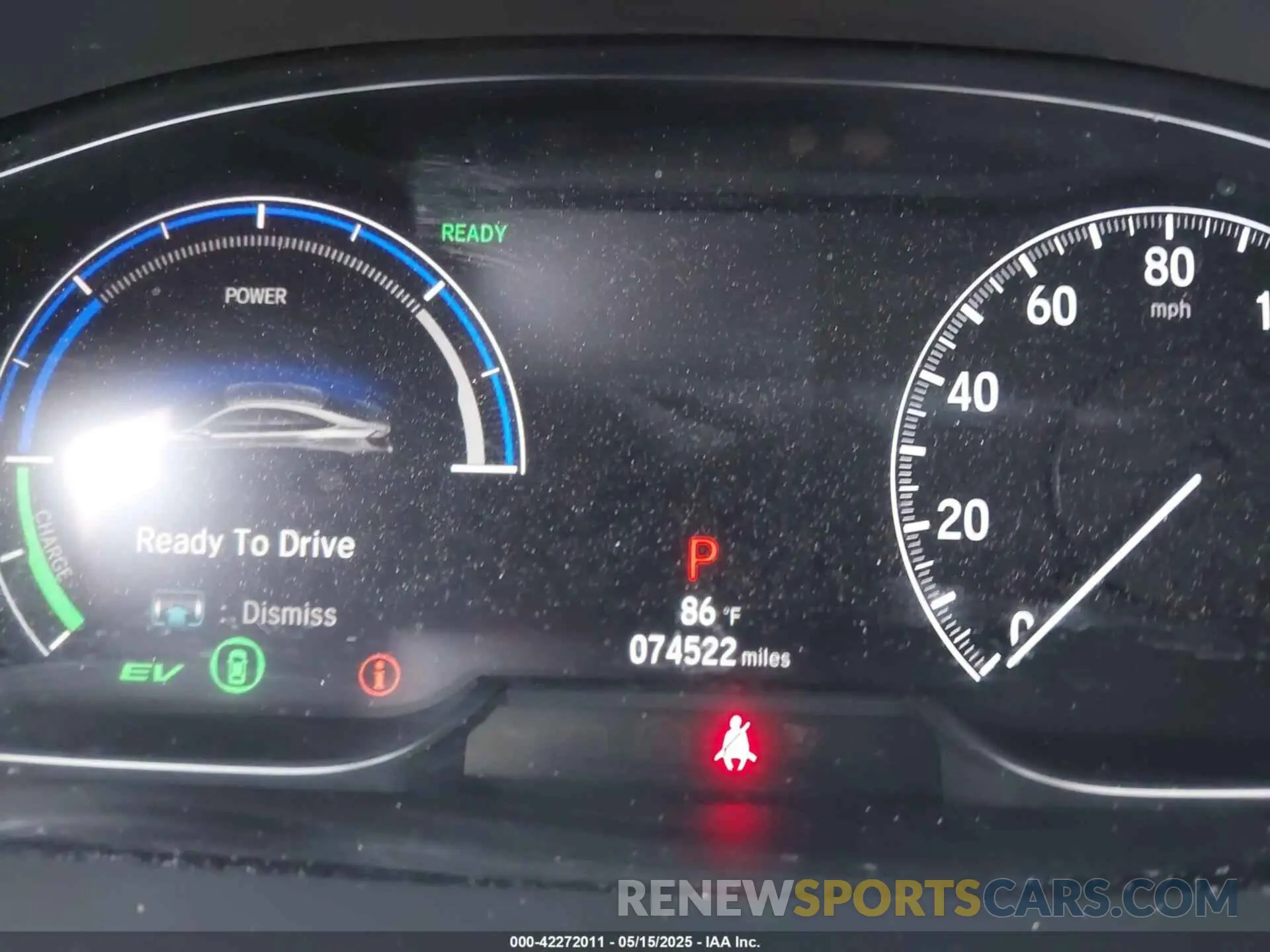 15 fotografías del automóvil dañado 19XZE4F57KE018251 HONDA INSIGHT 2019