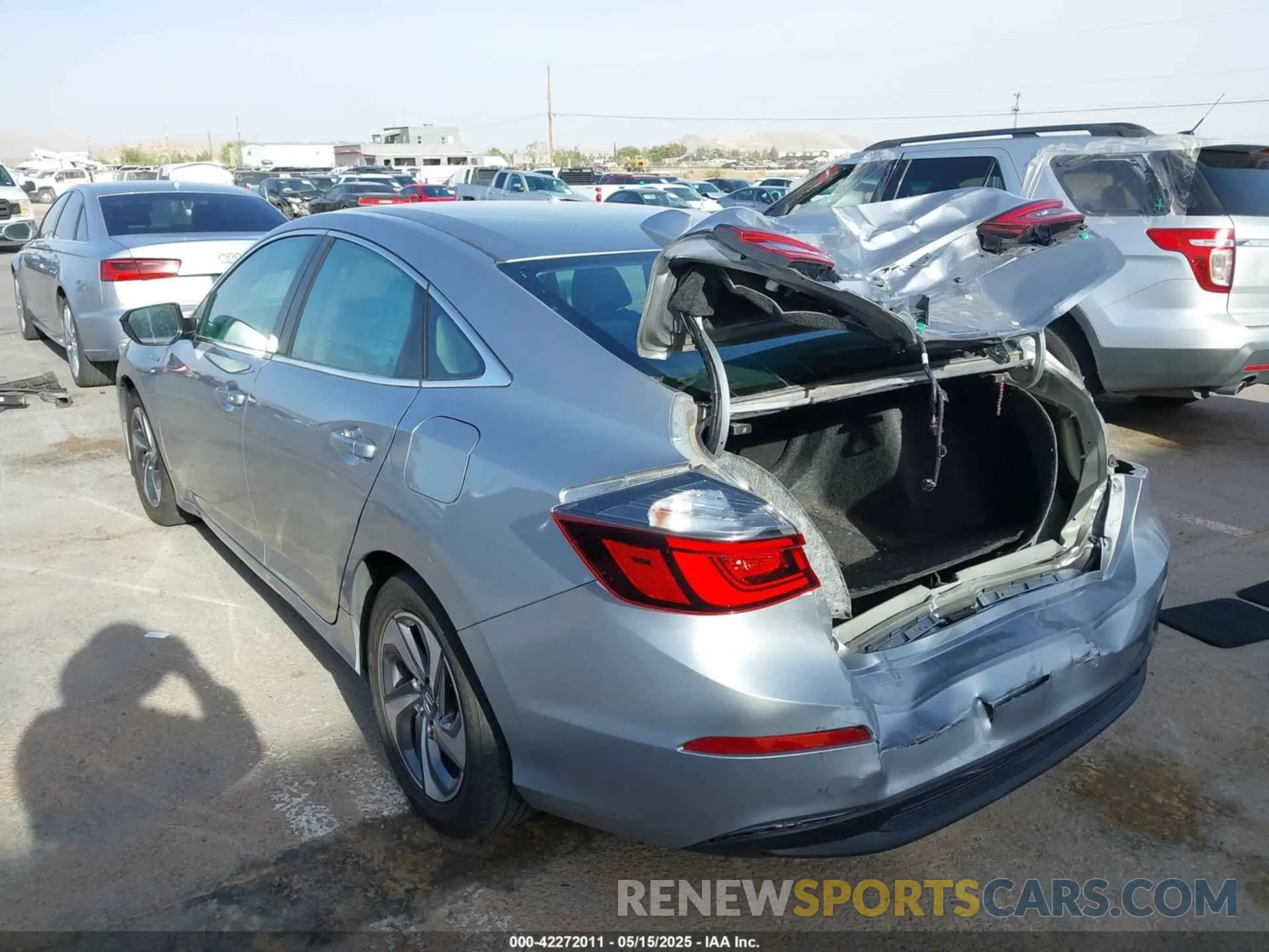 6 fotografías del automóvil dañado 19XZE4F57KE018251 HONDA INSIGHT 2019