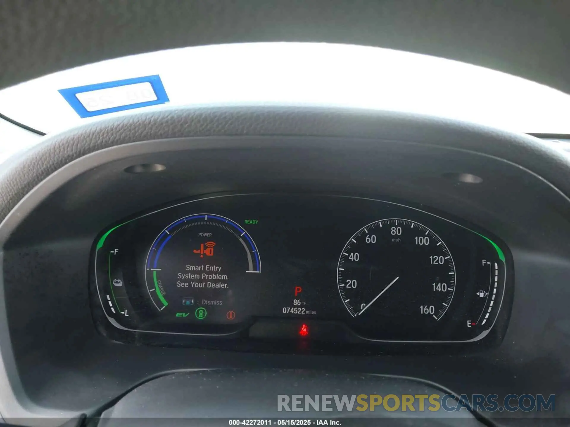 7 fotografías del automóvil dañado 19XZE4F57KE018251 HONDA INSIGHT 2019
