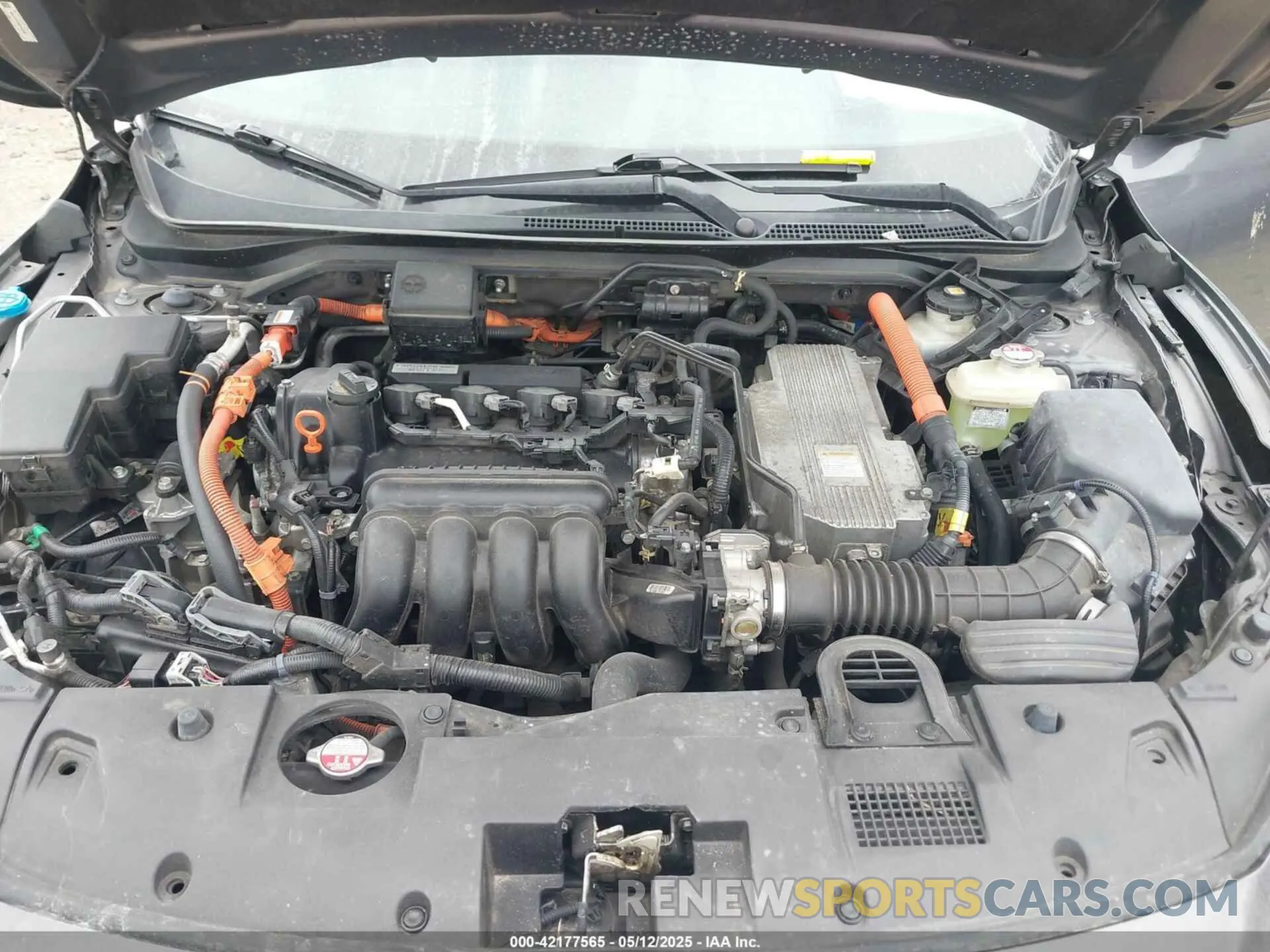 10 fotografías del automóvil dañado 19XZE4F57KE018296 HONDA INSIGHT 2019