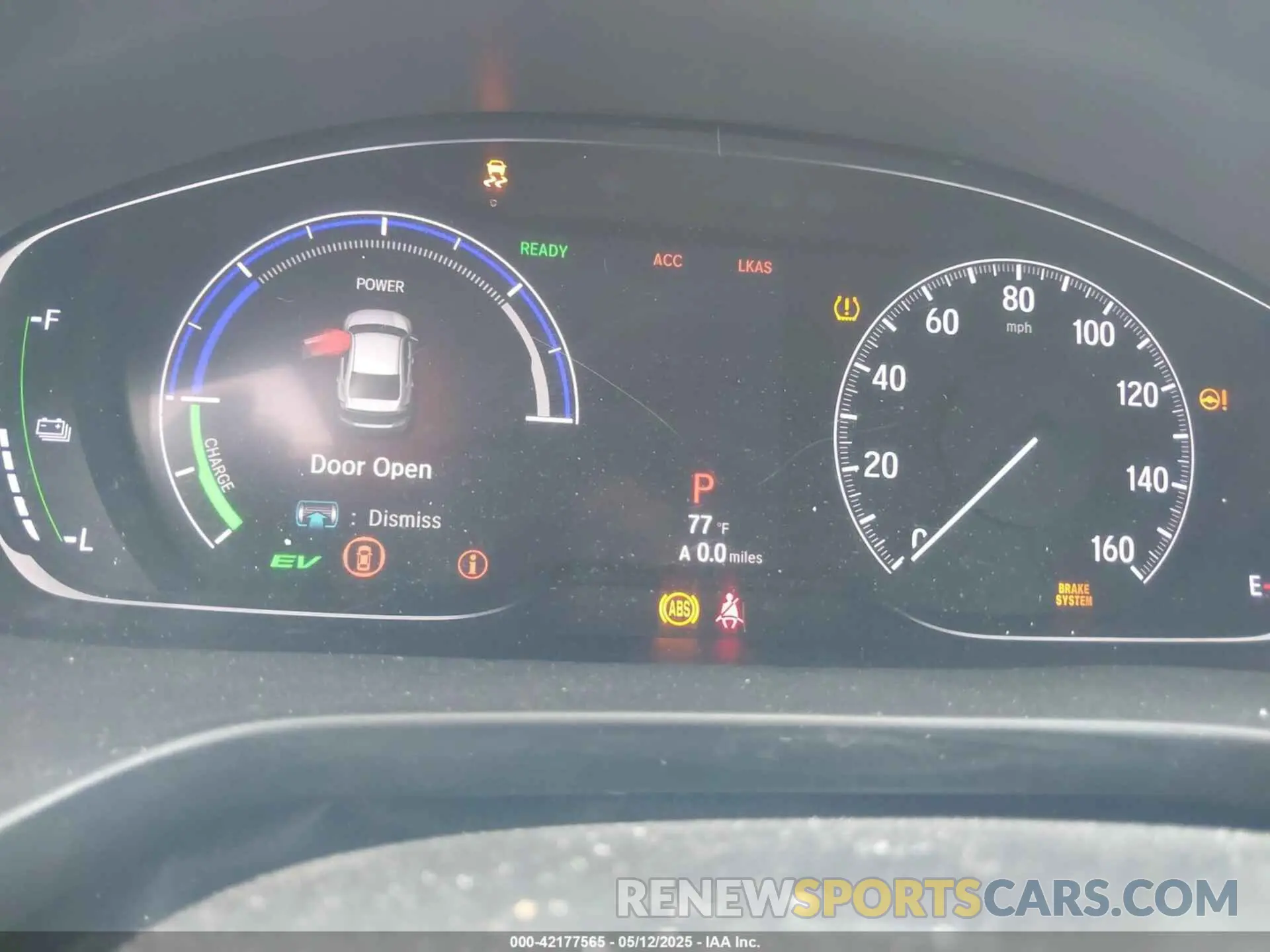 7 fotografías del automóvil dañado 19XZE4F57KE018296 HONDA INSIGHT 2019