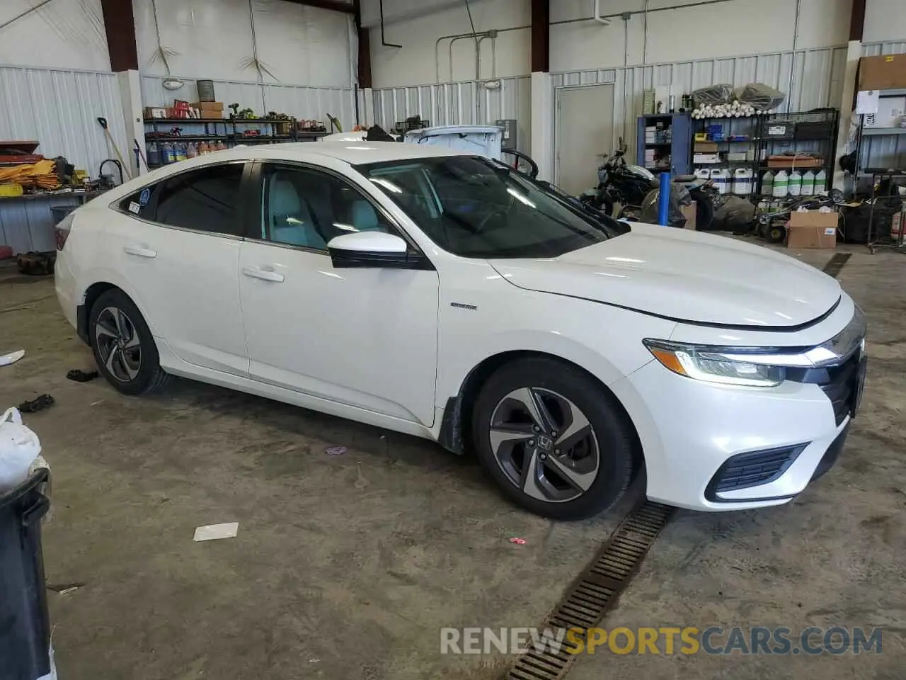 4 fotografías del automóvil dañado 19XZE4F58KE011678 HONDA INSIGHT 2019