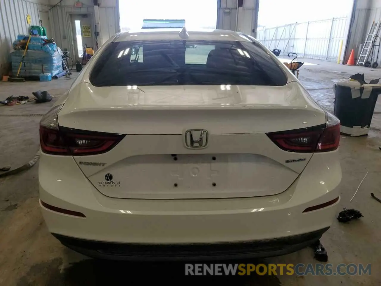 6 fotografías del automóvil dañado 19XZE4F58KE011678 HONDA INSIGHT 2019