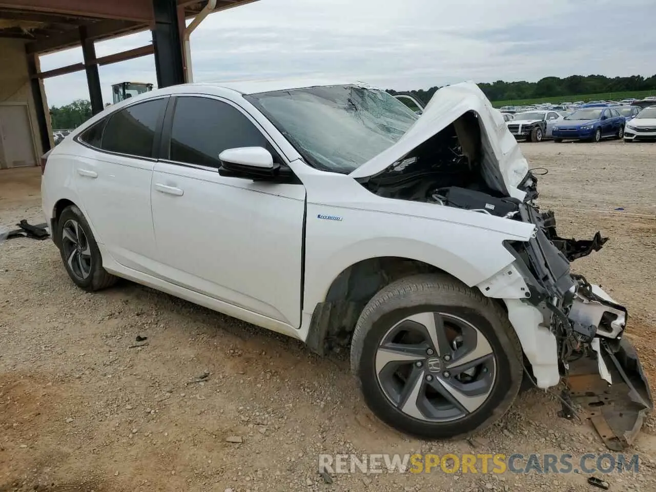 4 fotografías del automóvil dañado 19XZE4F58KE015133 HONDA INSIGHT 2019