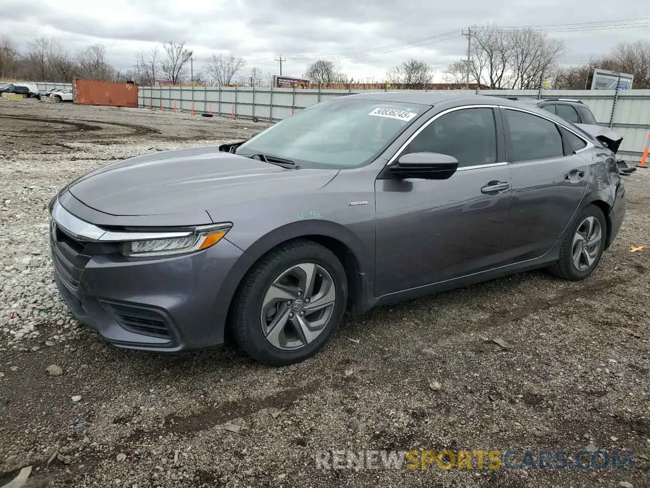 1 fotografías del automóvil dañado 19XZE4F58KE031476 HONDA INSIGHT 2019