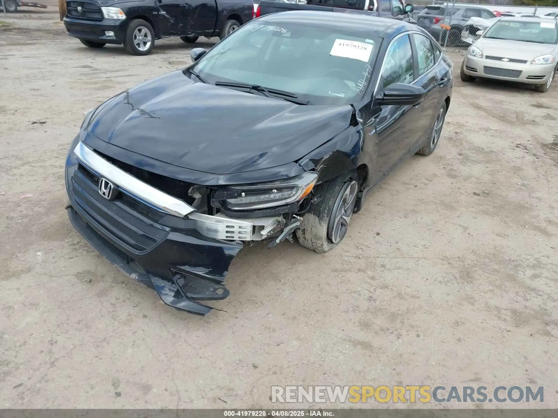 6 fotografías del automóvil dañado 19XZE4F59KE025217 HONDA INSIGHT 2019