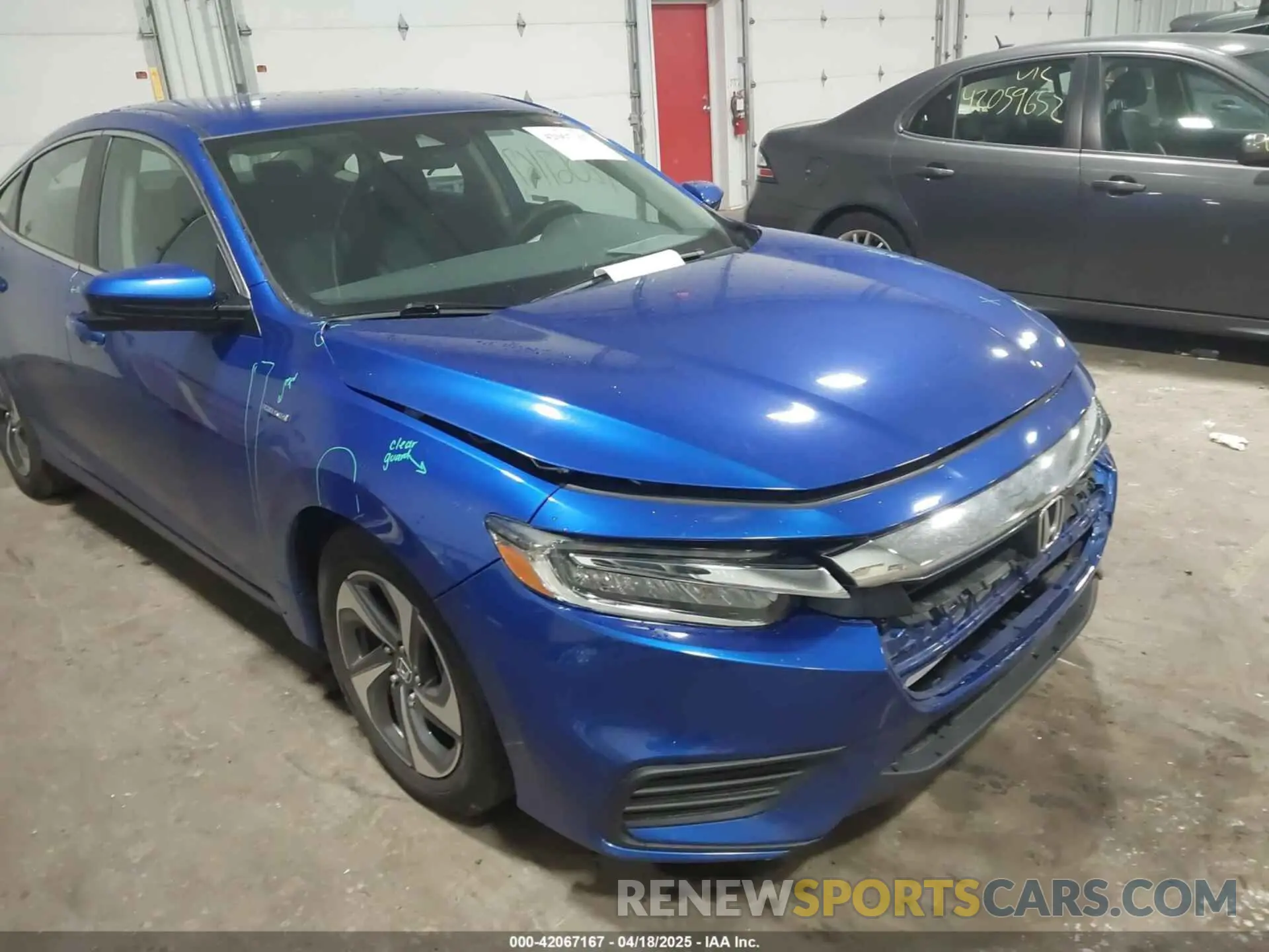 6 fotografías del automóvil dañado 19XZE4F5XKE013870 HONDA INSIGHT 2019