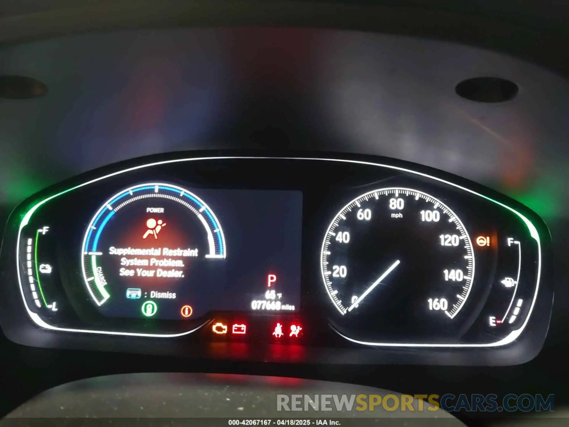 7 fotografías del automóvil dañado 19XZE4F5XKE013870 HONDA INSIGHT 2019