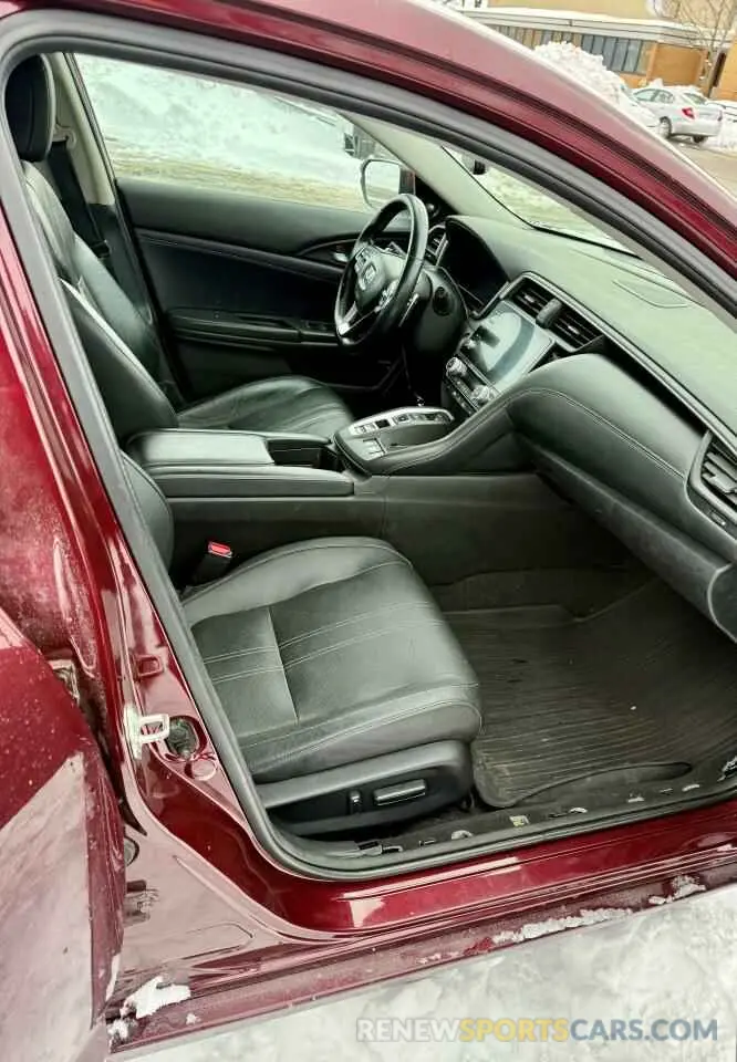 5 fotografías del automóvil dañado 19XZE4F76KE400076 HONDA INSIGHT 2019