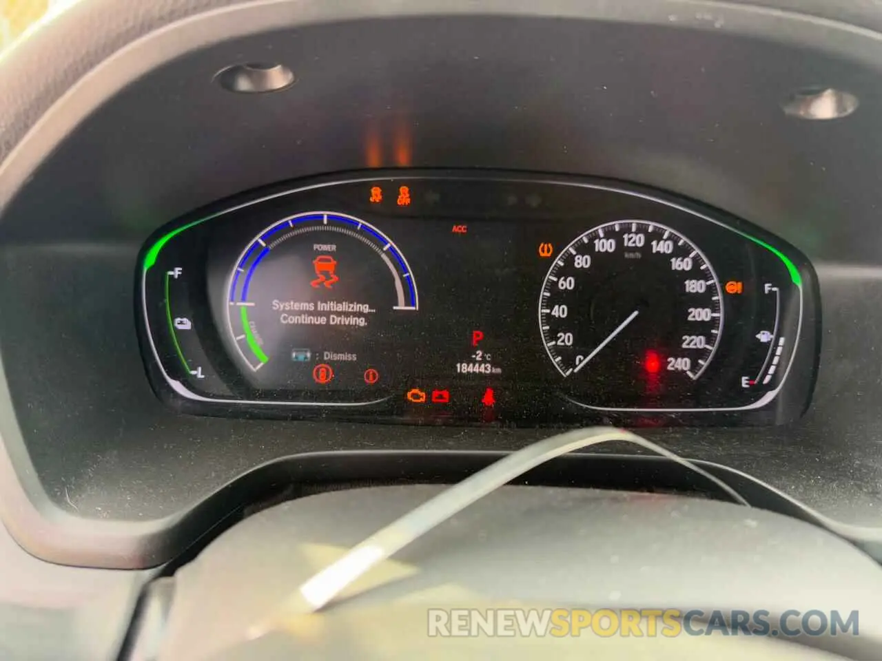 8 fotografías del automóvil dañado 19XZE4F76KE400076 HONDA INSIGHT 2019