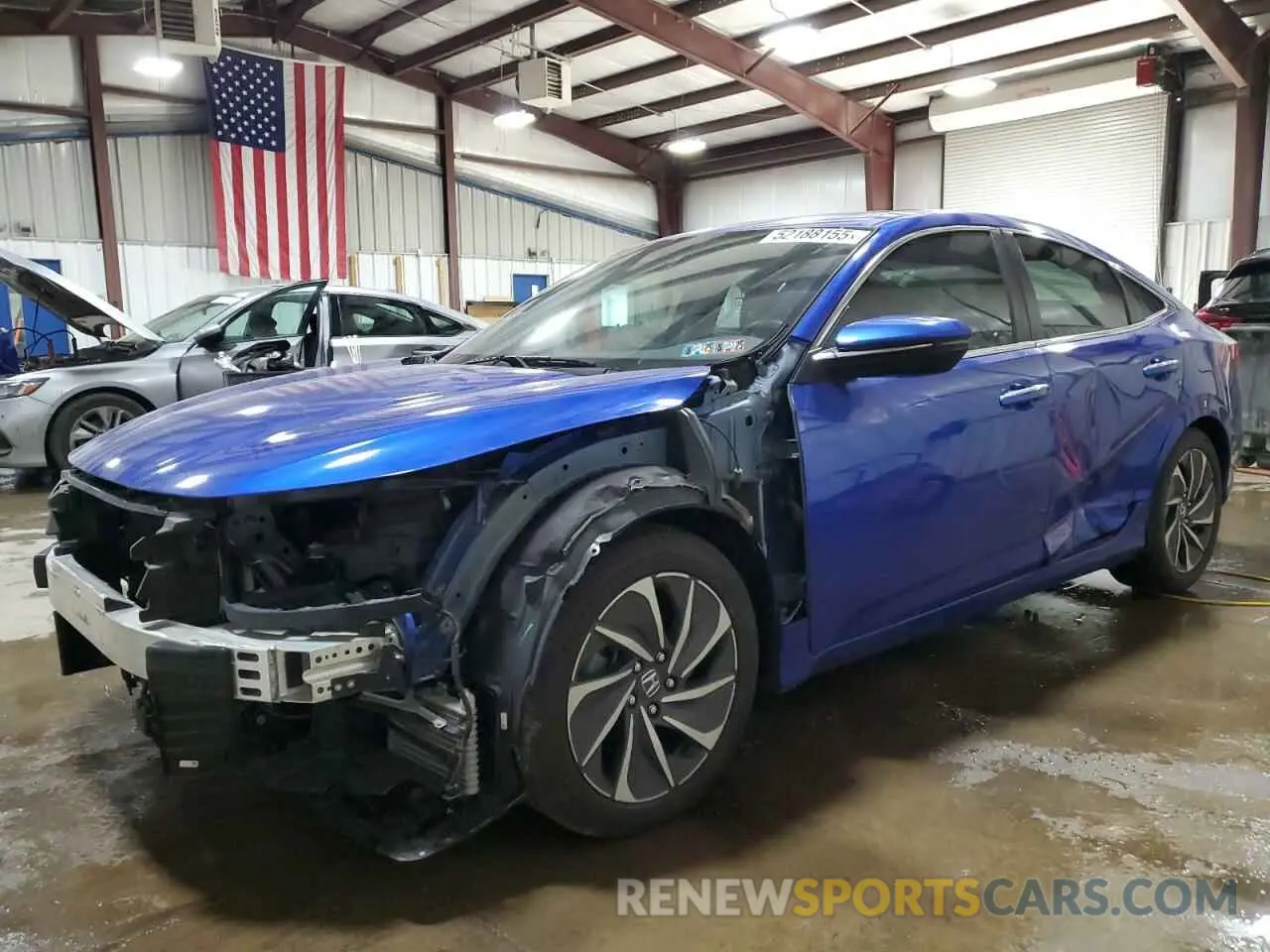 1 fotografías del automóvil dañado 19XZE4F90KE003576 HONDA INSIGHT 2019