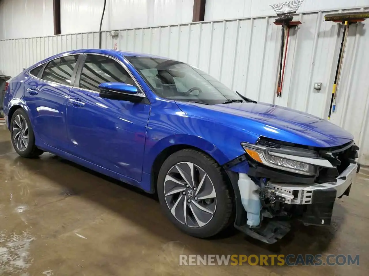 4 fotografías del automóvil dañado 19XZE4F90KE003576 HONDA INSIGHT 2019