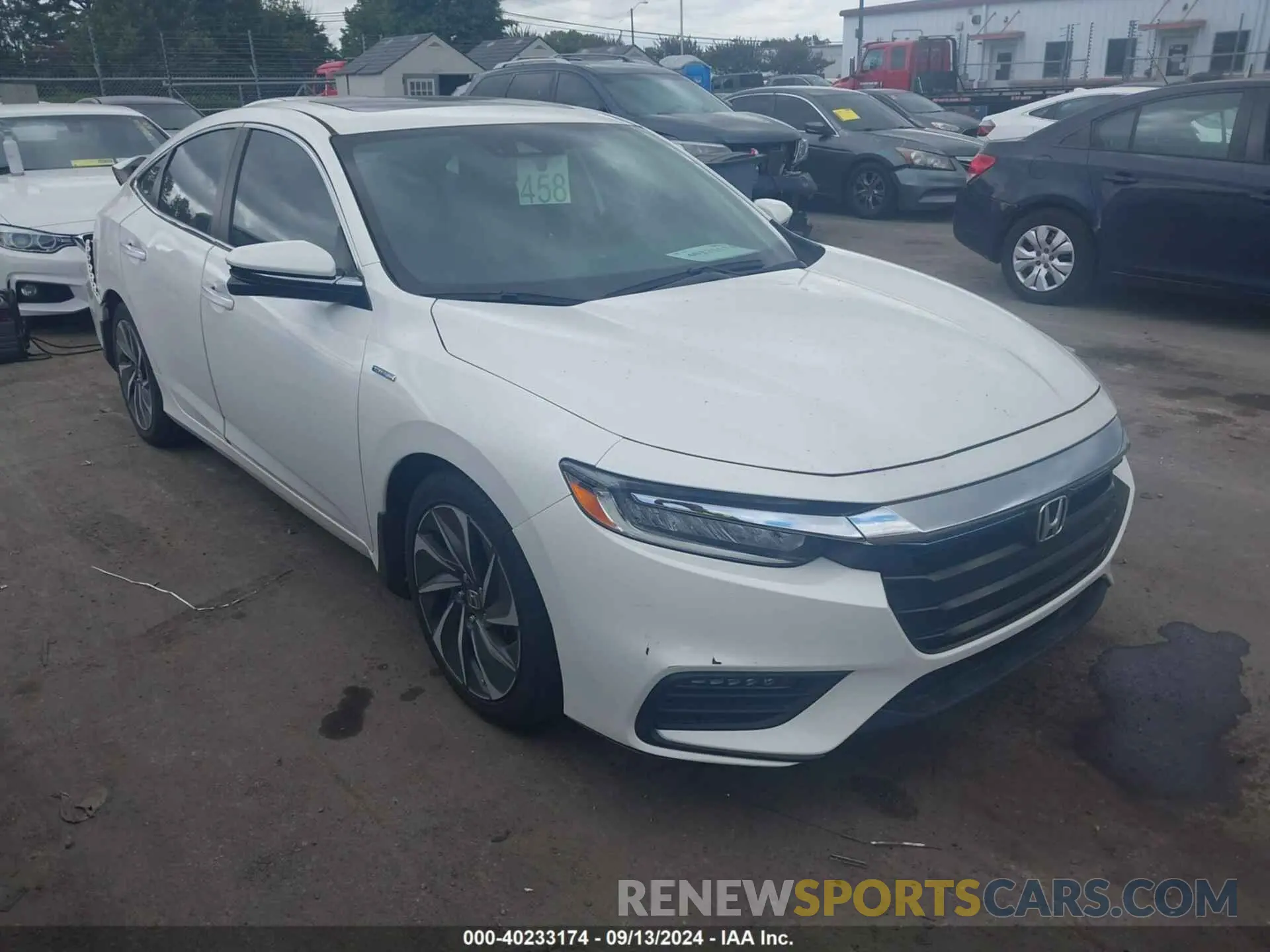 1 fotografías del automóvil dañado 19XZE4F91KE007748 HONDA INSIGHT 2019