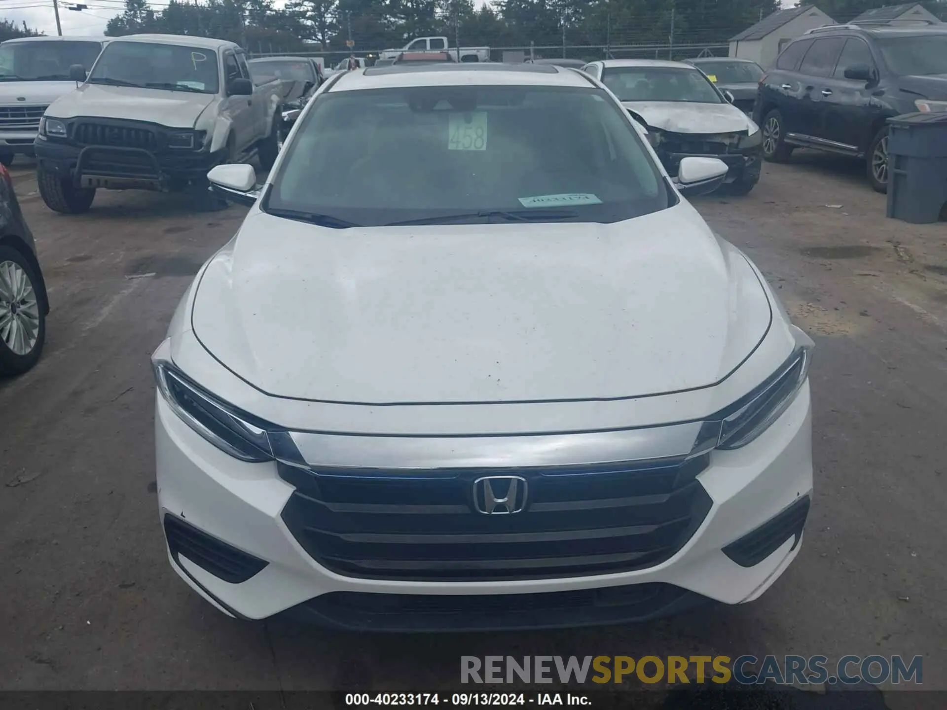 12 fotografías del automóvil dañado 19XZE4F91KE007748 HONDA INSIGHT 2019