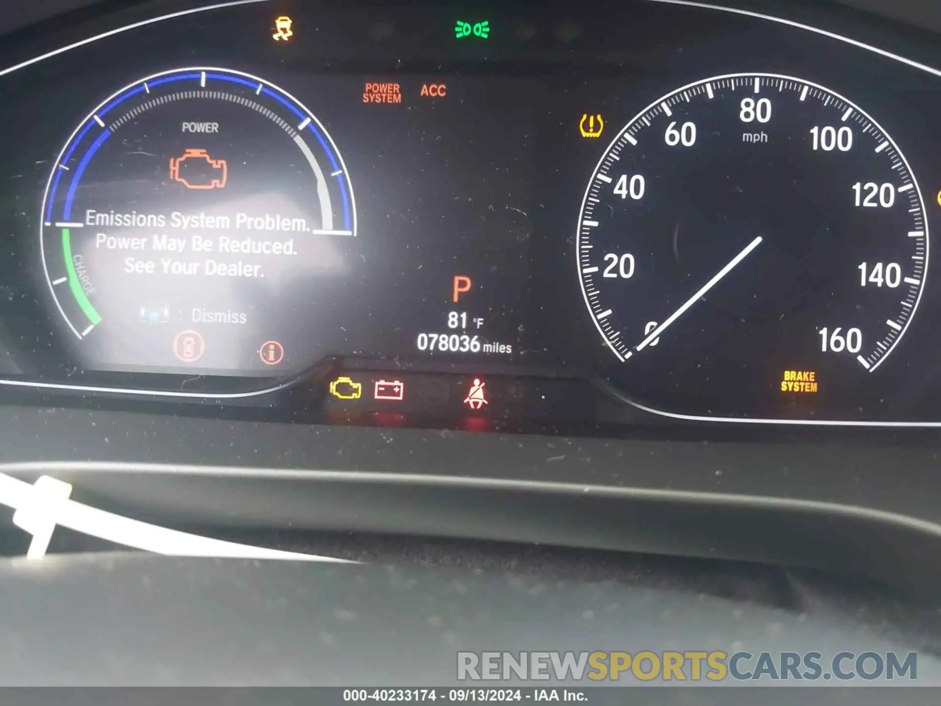 7 fotografías del automóvil dañado 19XZE4F91KE007748 HONDA INSIGHT 2019