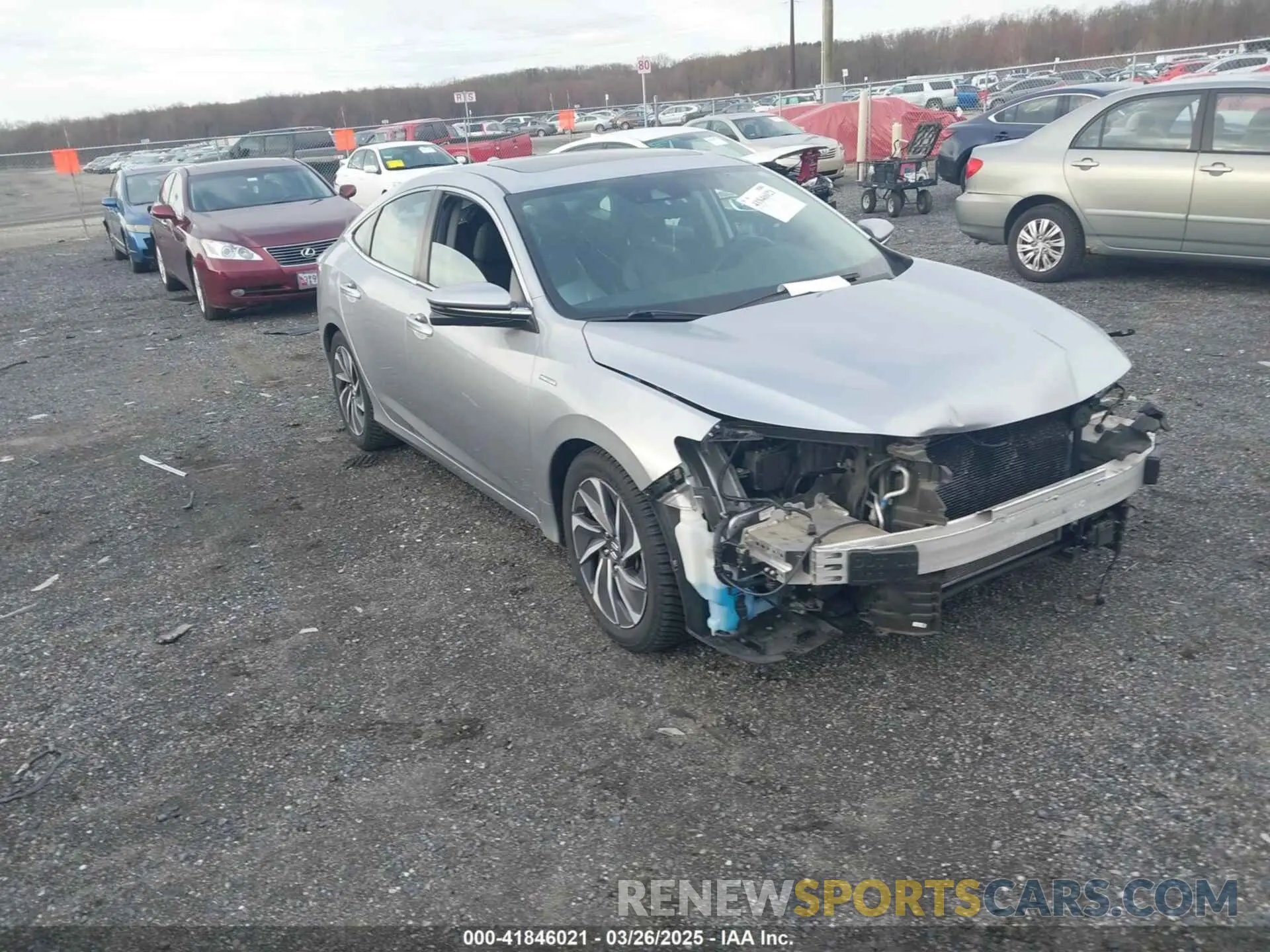 1 fotografías del automóvil dañado 19XZE4F93KE003037 HONDA INSIGHT 2019