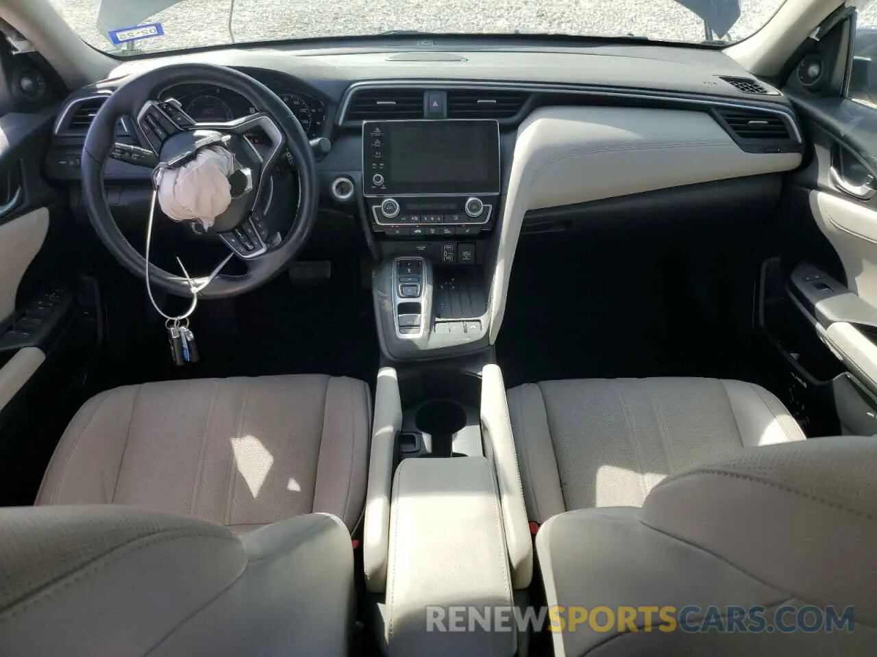 8 fotografías del automóvil dañado 19XZE4F93KE022378 HONDA INSIGHT 2019