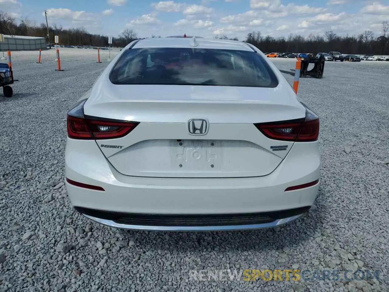 6 fotografías del automóvil dañado 19XZE4F94KE013561 HONDA INSIGHT 2019
