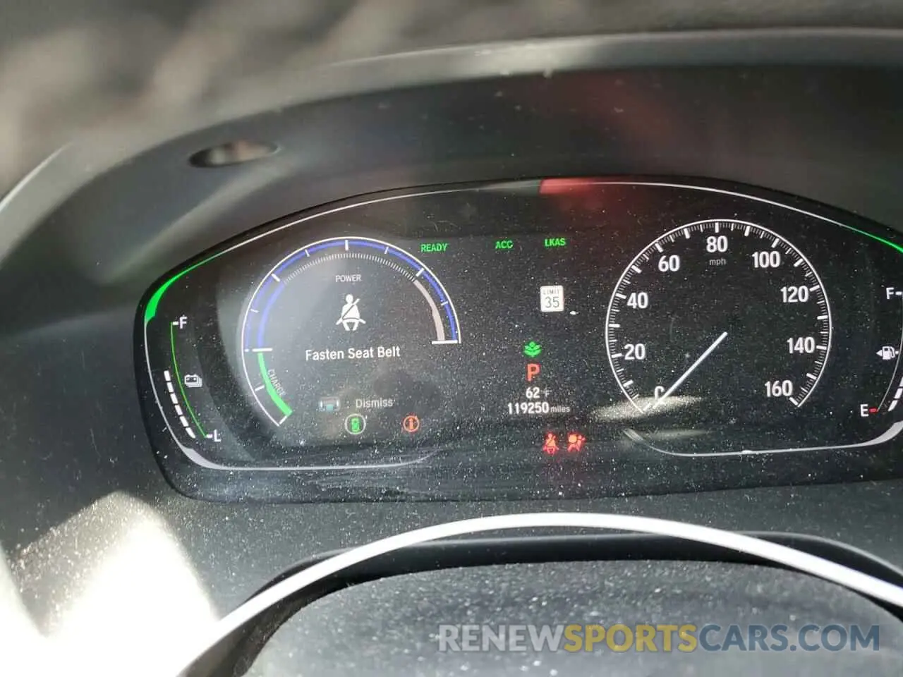 9 fotografías del automóvil dañado 19XZE4F94KE013561 HONDA INSIGHT 2019