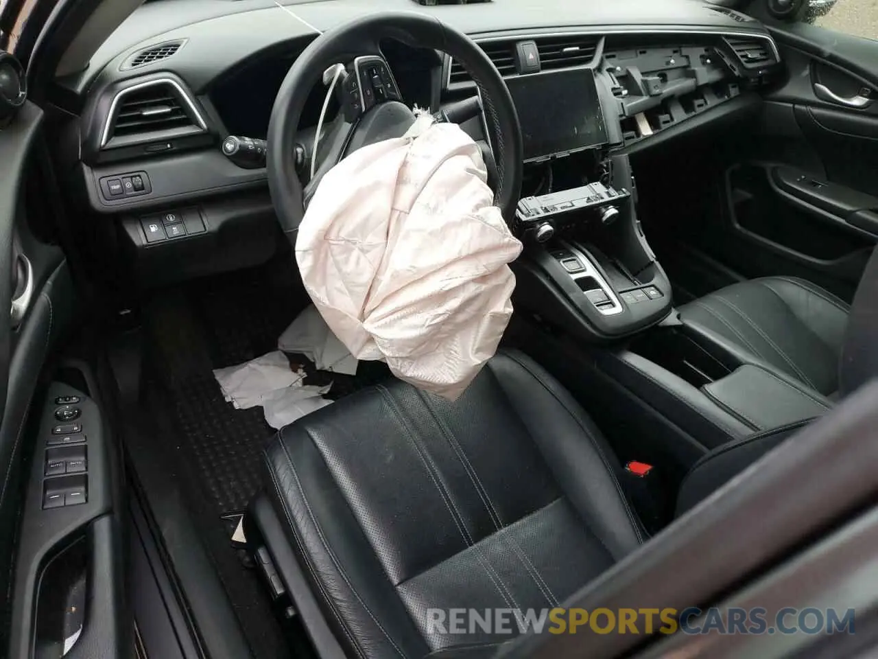 8 fotografías del automóvil dañado 19XZE4F94KE024088 HONDA INSIGHT 2019