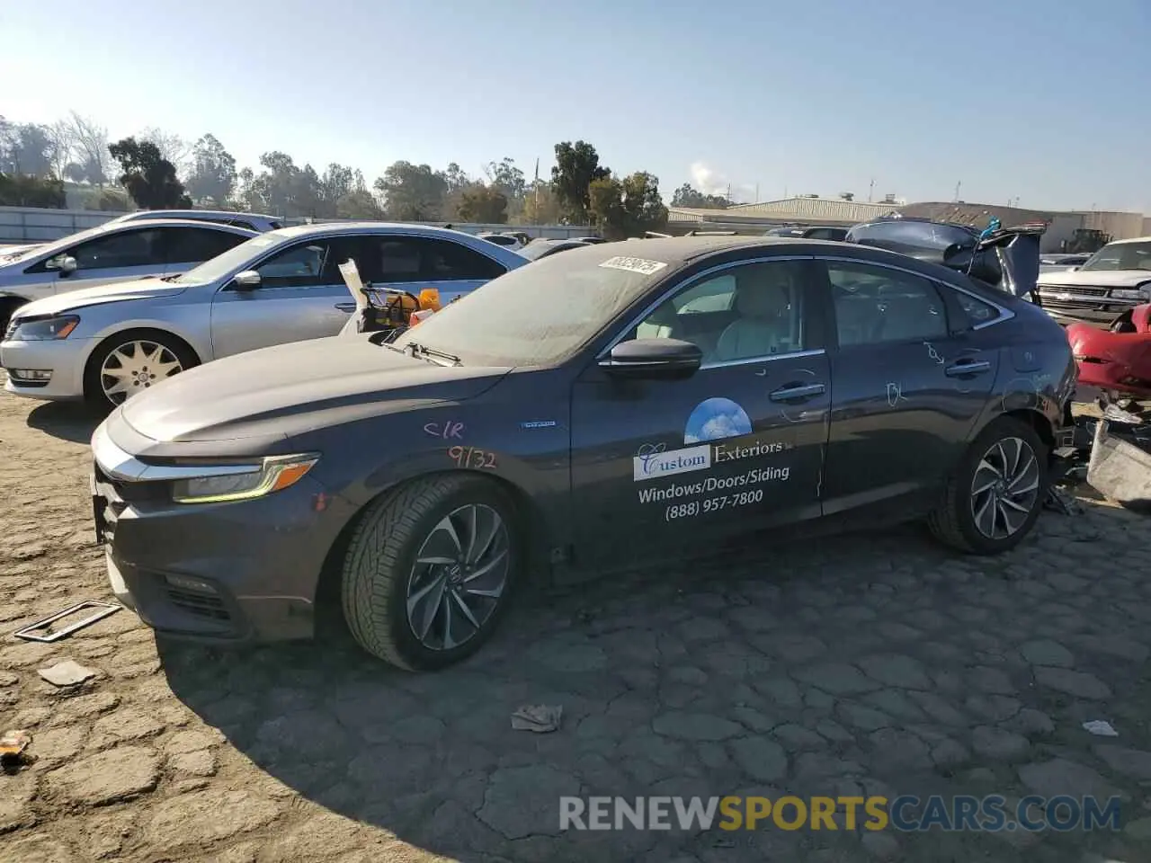 1 fotografías del automóvil dañado 19XZE4F96KE005669 HONDA INSIGHT 2019