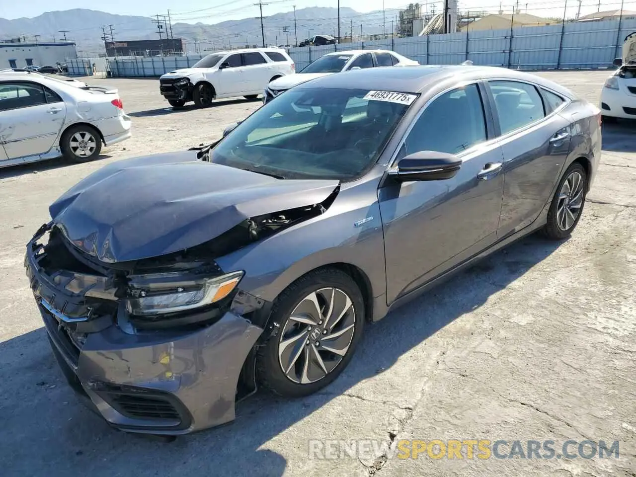 1 fotografías del automóvil dañado 19XZE4F96KE031589 HONDA INSIGHT 2019
