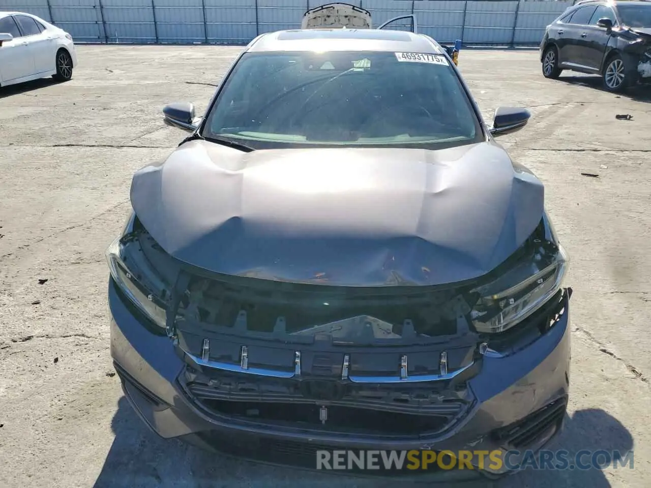 5 fotografías del automóvil dañado 19XZE4F96KE031589 HONDA INSIGHT 2019