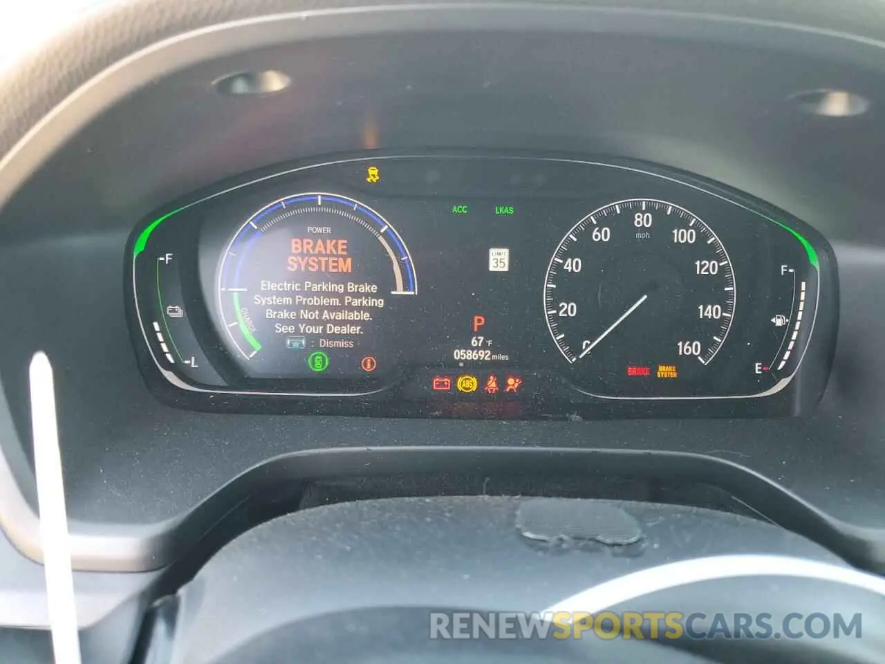 9 fotografías del automóvil dañado 19XZE4F96KE031589 HONDA INSIGHT 2019