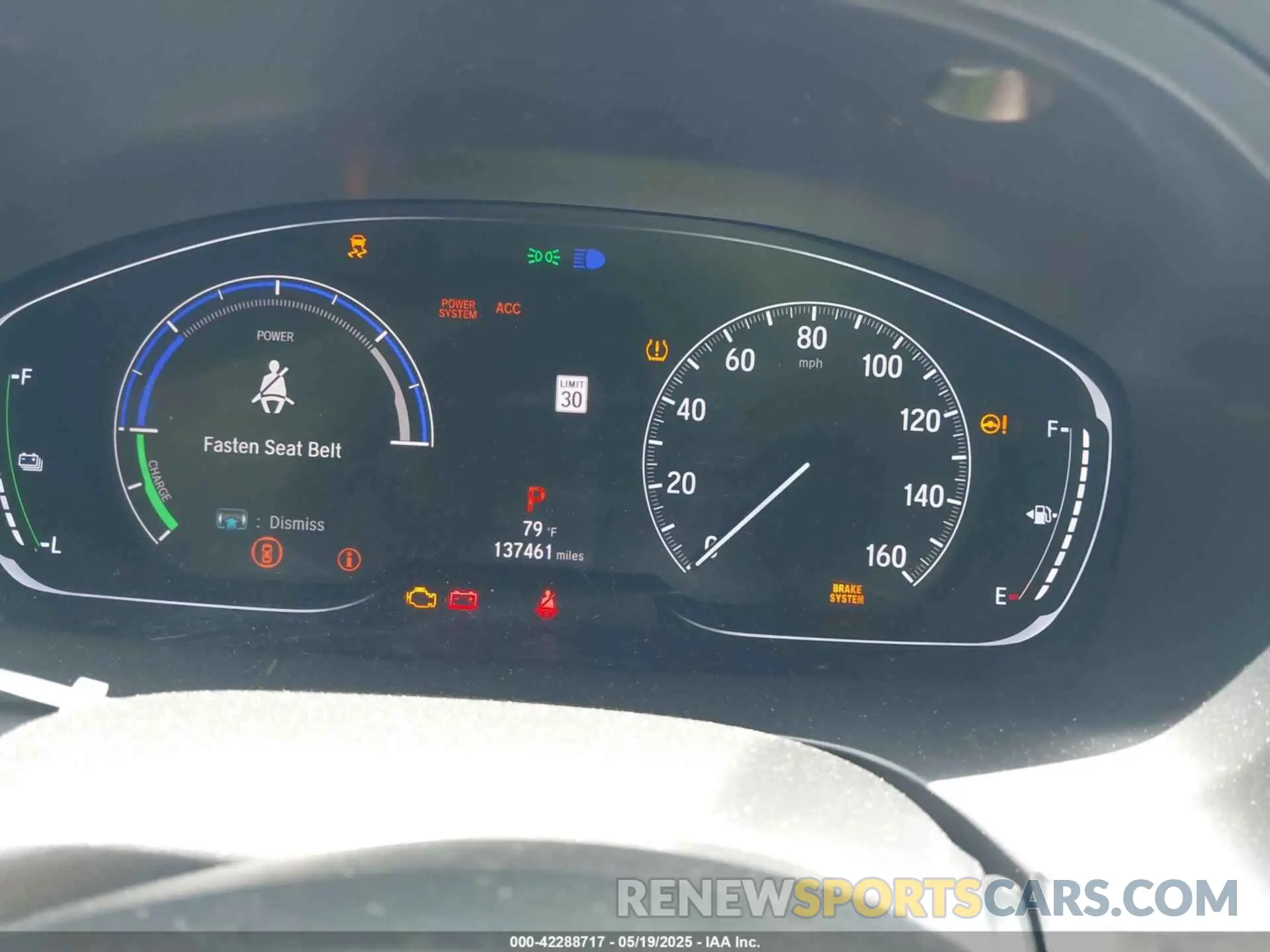 7 fotografías del automóvil dañado 19XZE4F97KE002473 HONDA INSIGHT 2019