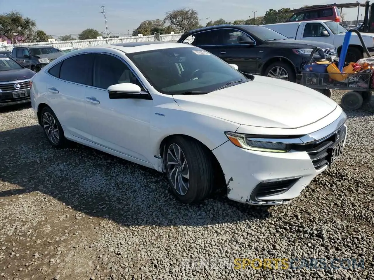 4 fotografías del automóvil dañado 19XZE4F97KE007768 HONDA INSIGHT 2019