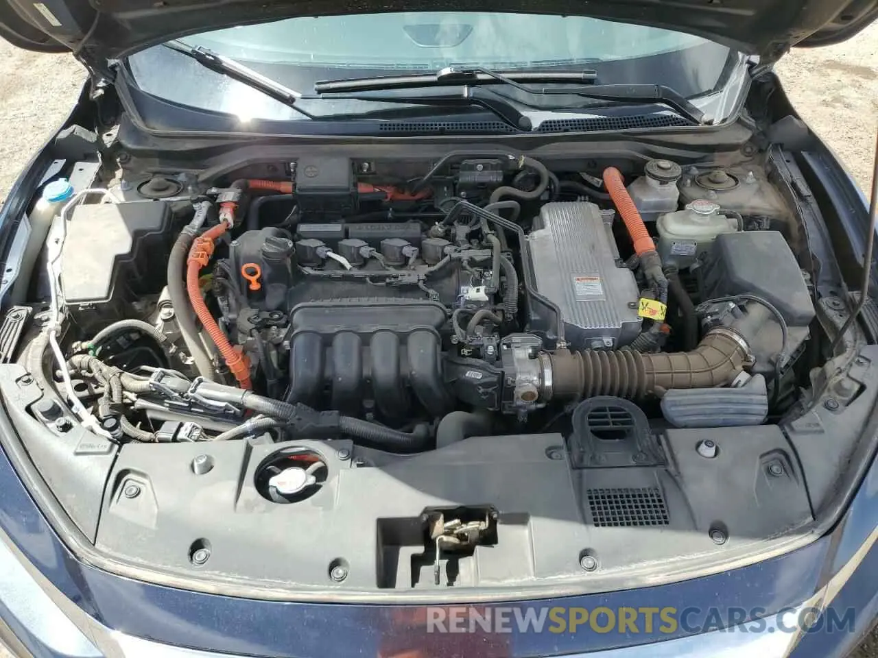 11 fotografías del automóvil dañado 19XZE4F98KE000621 HONDA INSIGHT 2019