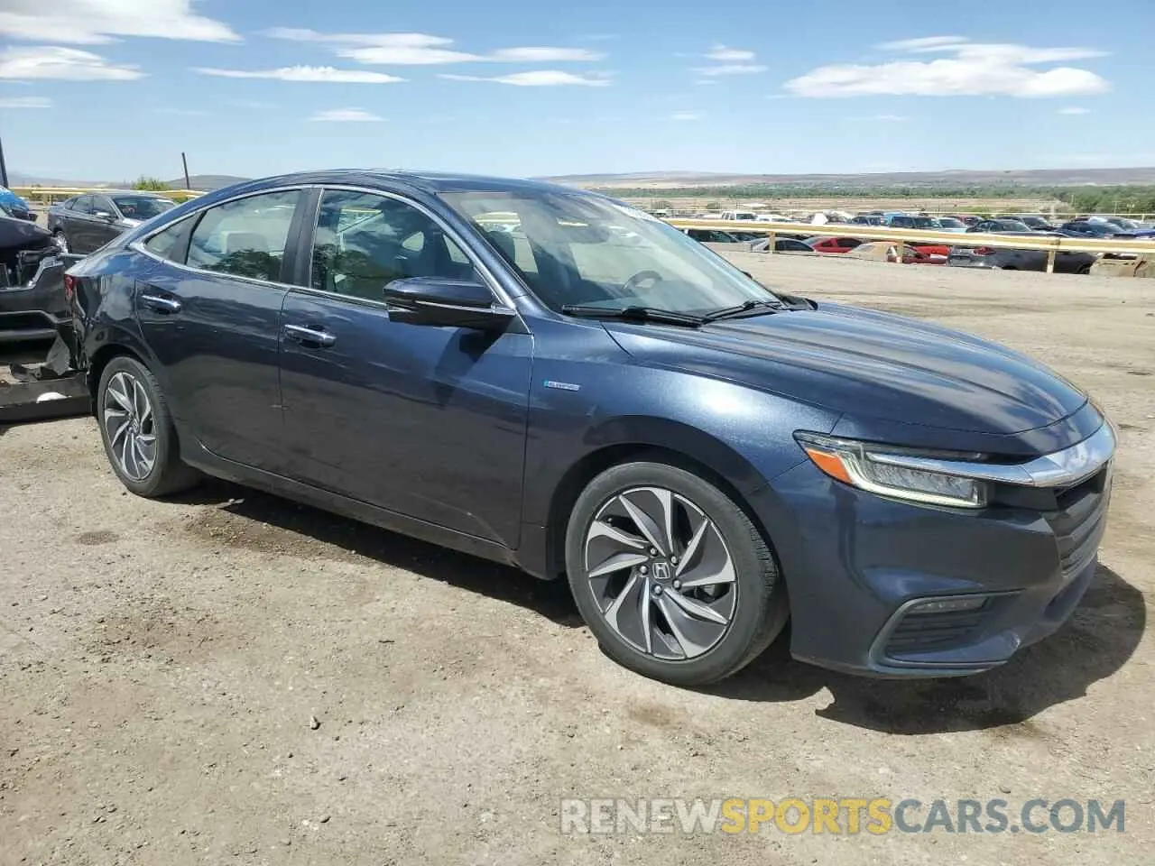 4 fotografías del automóvil dañado 19XZE4F98KE000621 HONDA INSIGHT 2019