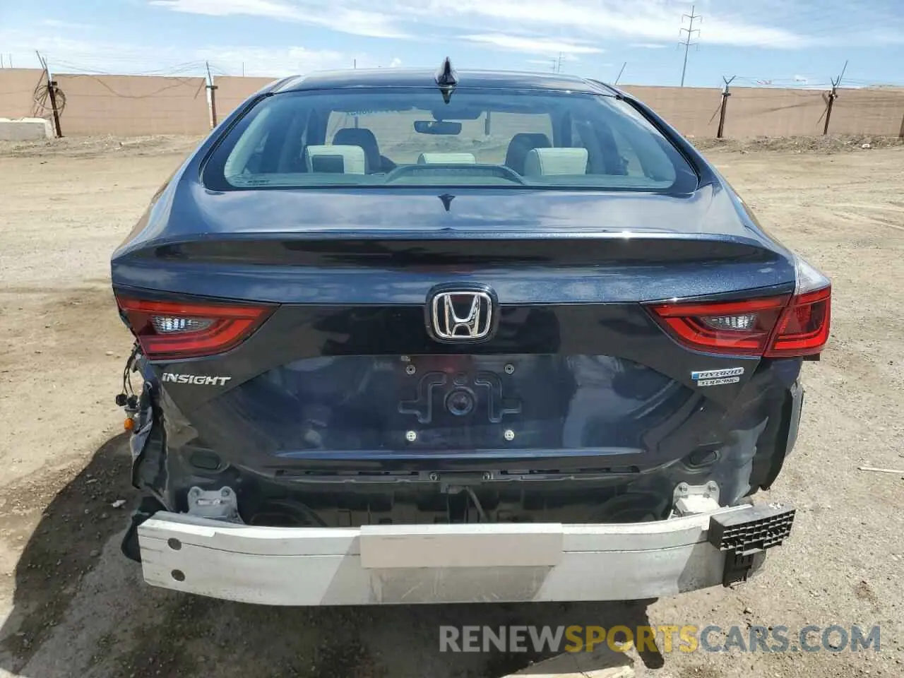 6 fotografías del automóvil dañado 19XZE4F98KE000621 HONDA INSIGHT 2019
