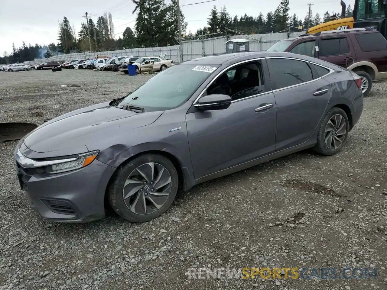 1 fotografías del automóvil dañado 19XZE4F98KE003082 HONDA INSIGHT 2019