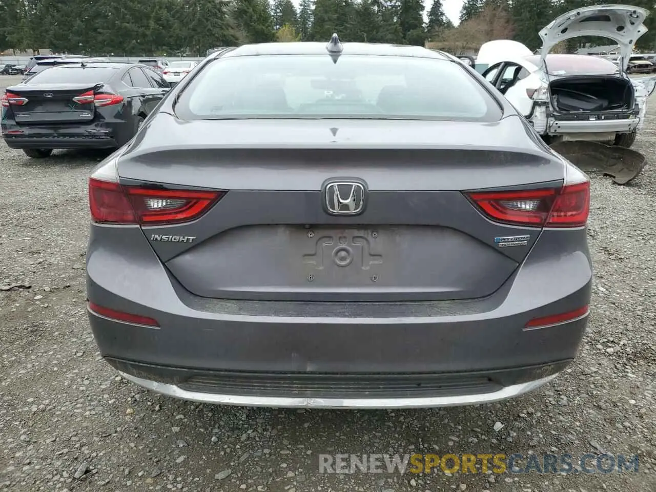 6 fotografías del automóvil dañado 19XZE4F98KE003082 HONDA INSIGHT 2019