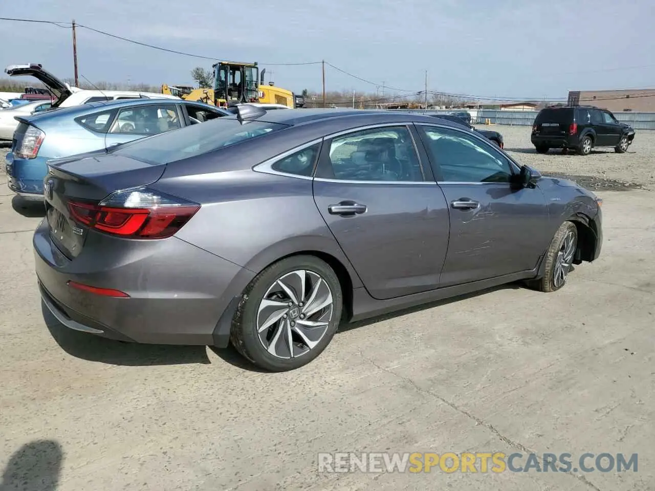 3 fotografías del automóvil dañado 19XZE4F9XKE011331 HONDA INSIGHT 2019