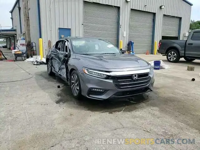 13 fotografías del automóvil dañado 19XZE4F9XKE020742 HONDA INSIGHT 2019