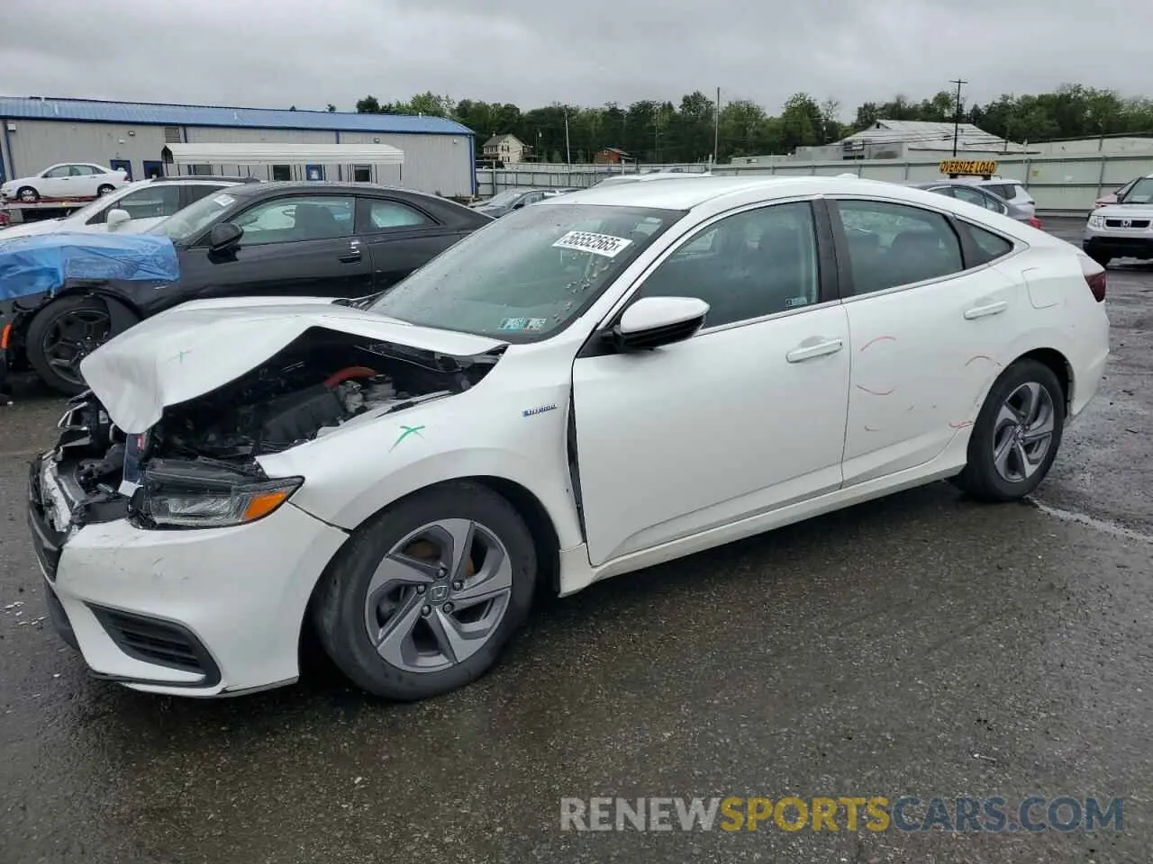 1 fotografías del automóvil dañado 19XZE4F53LE003859 HONDA INSIGHT 2020