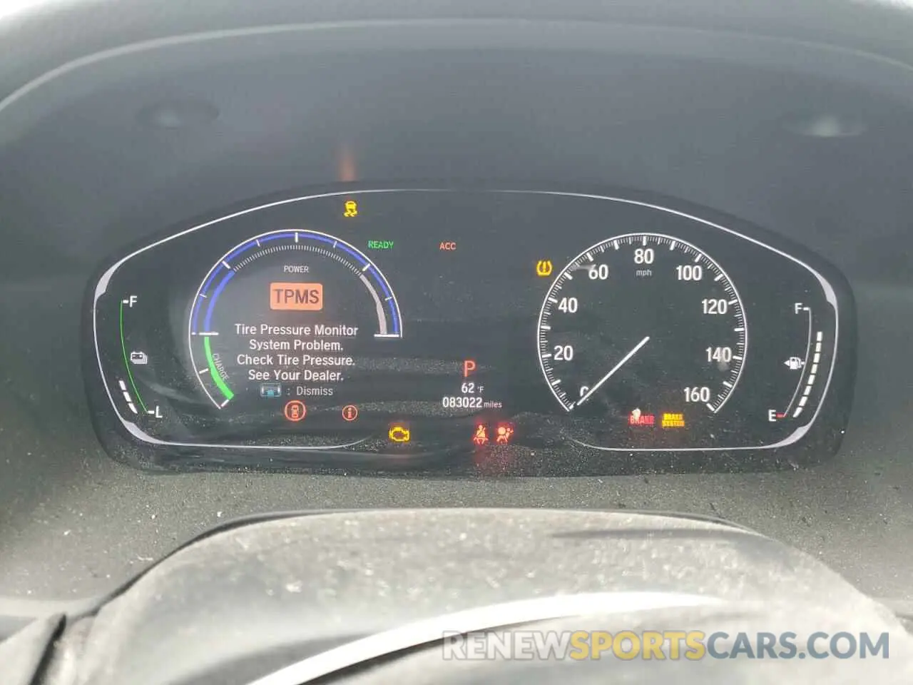 9 fotografías del automóvil dañado 19XZE4F53LE003859 HONDA INSIGHT 2020