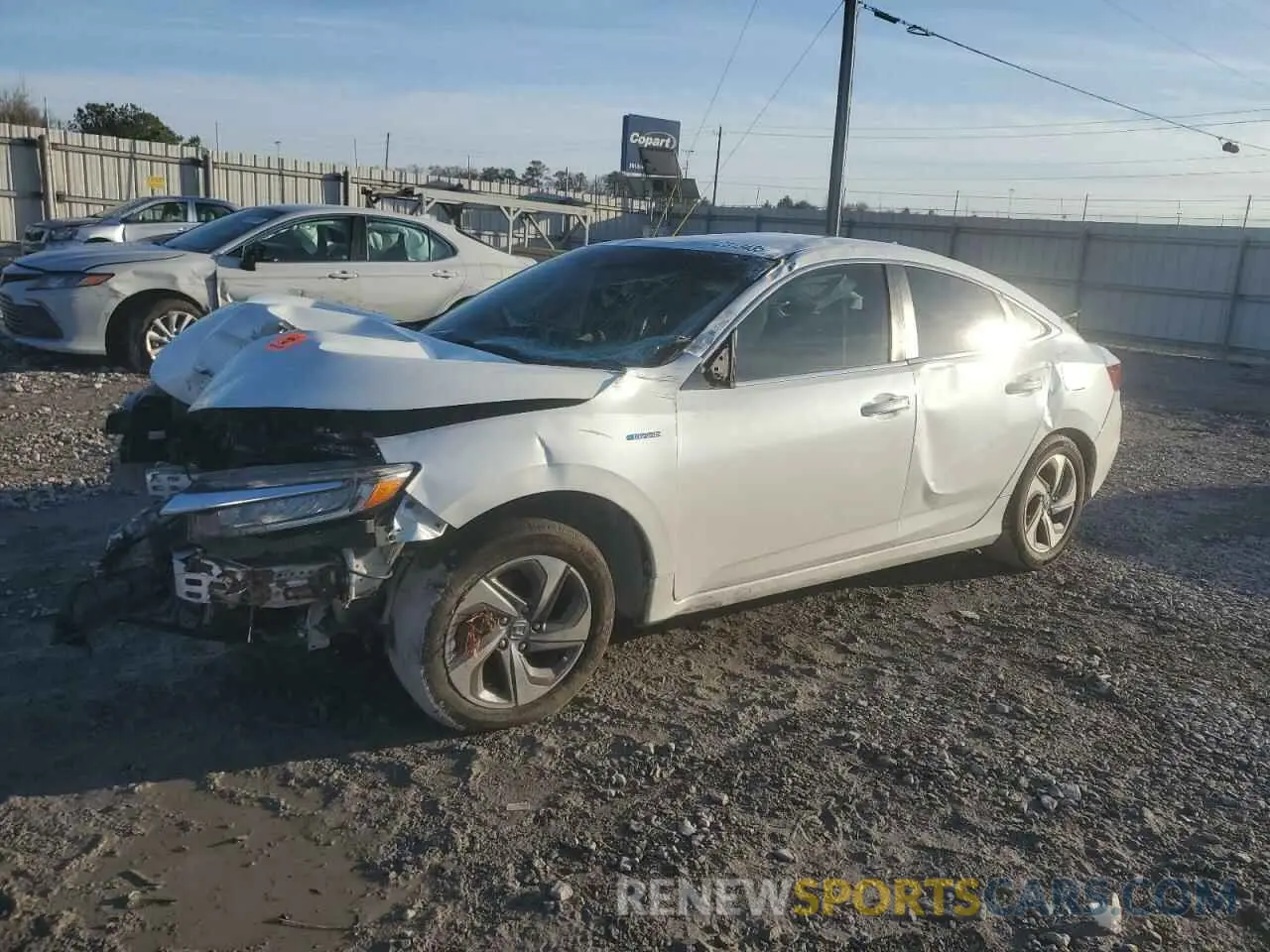 1 fotografías del automóvil dañado 19XZE4F53LE009595 HONDA INSIGHT 2020