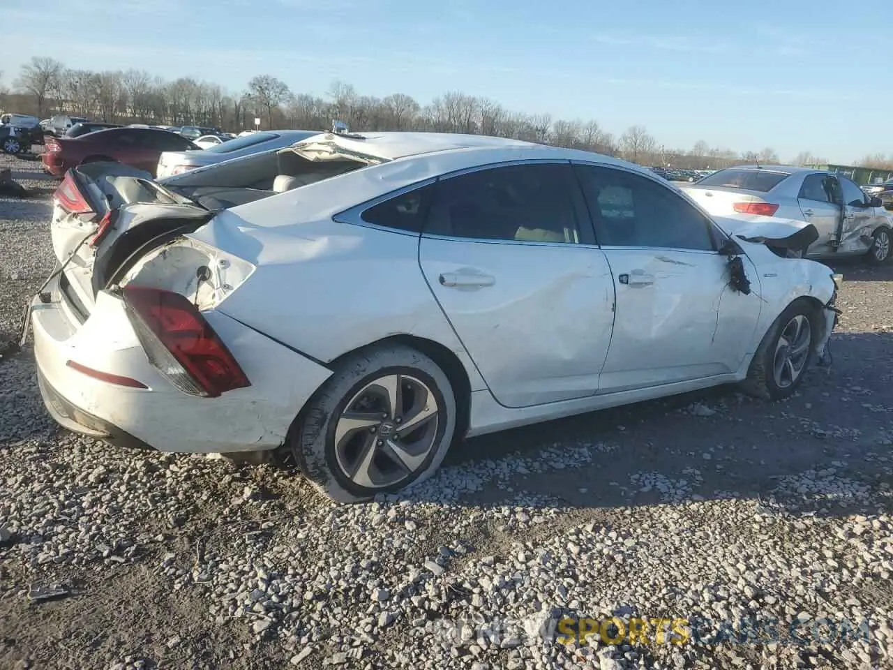 3 fotografías del automóvil dañado 19XZE4F53LE009595 HONDA INSIGHT 2020