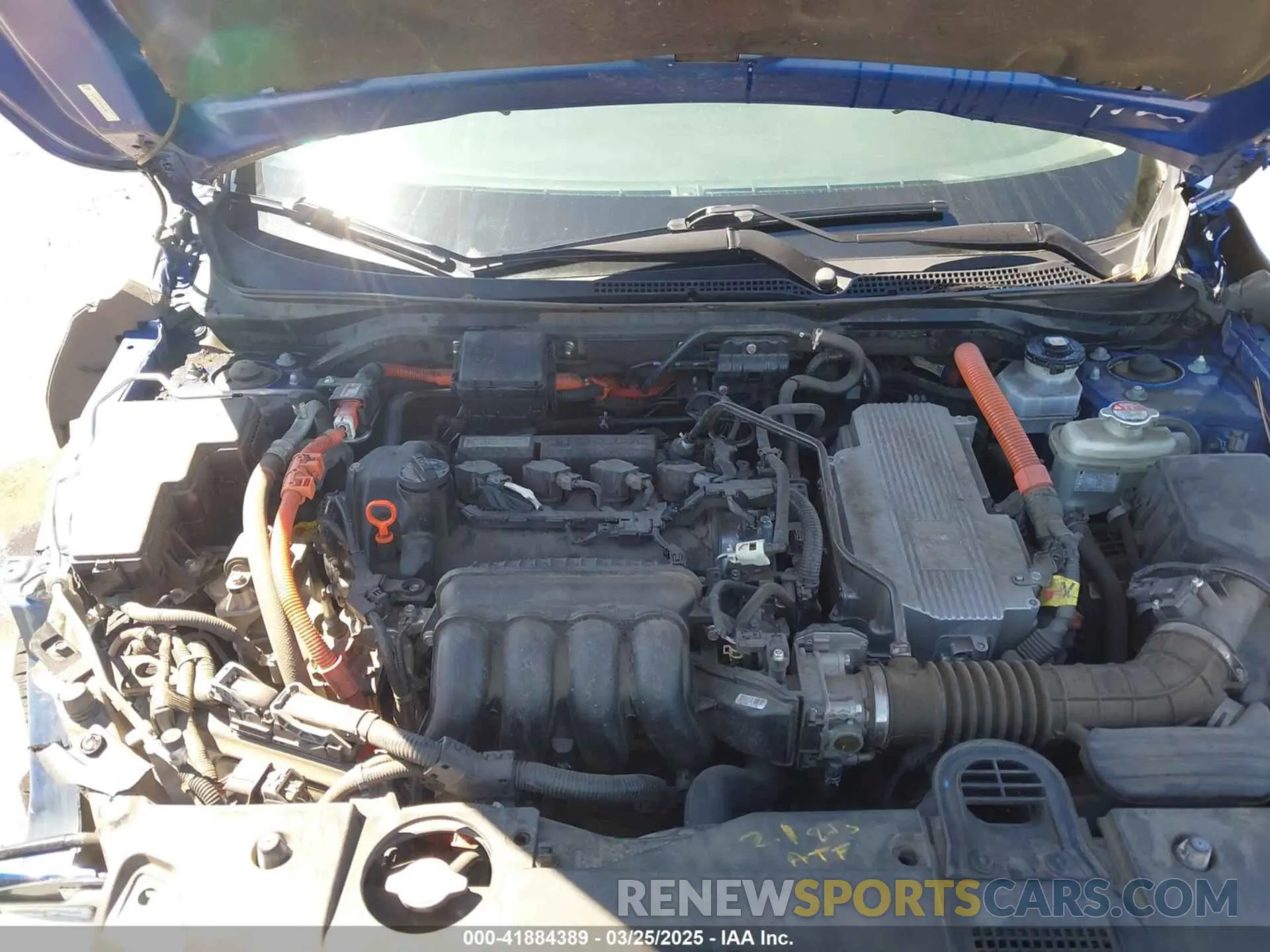10 fotografías del automóvil dañado 19XZE4F55LE003877 HONDA INSIGHT 2020