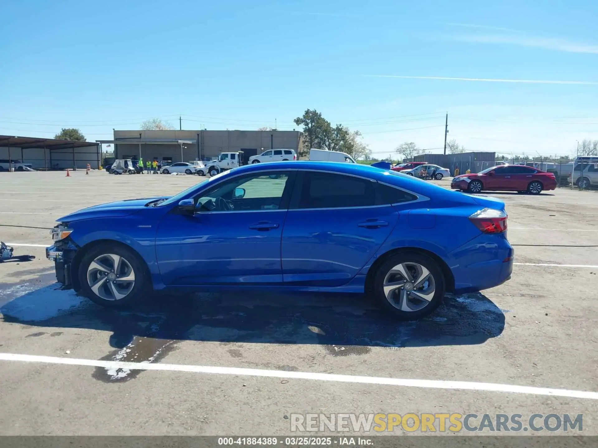 15 fotografías del automóvil dañado 19XZE4F55LE003877 HONDA INSIGHT 2020