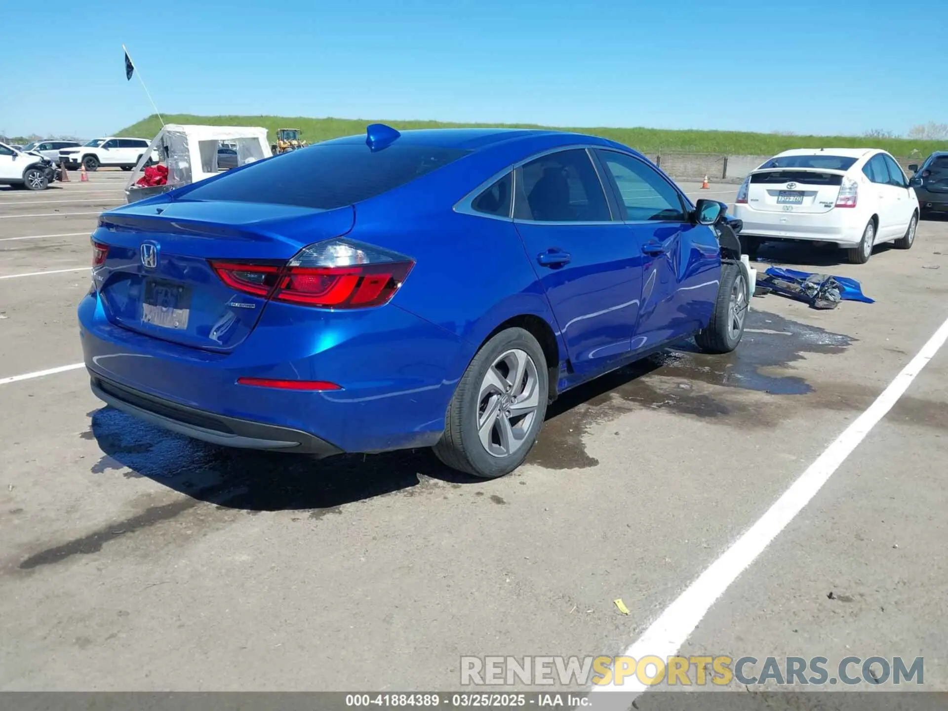 4 fotografías del automóvil dañado 19XZE4F55LE003877 HONDA INSIGHT 2020