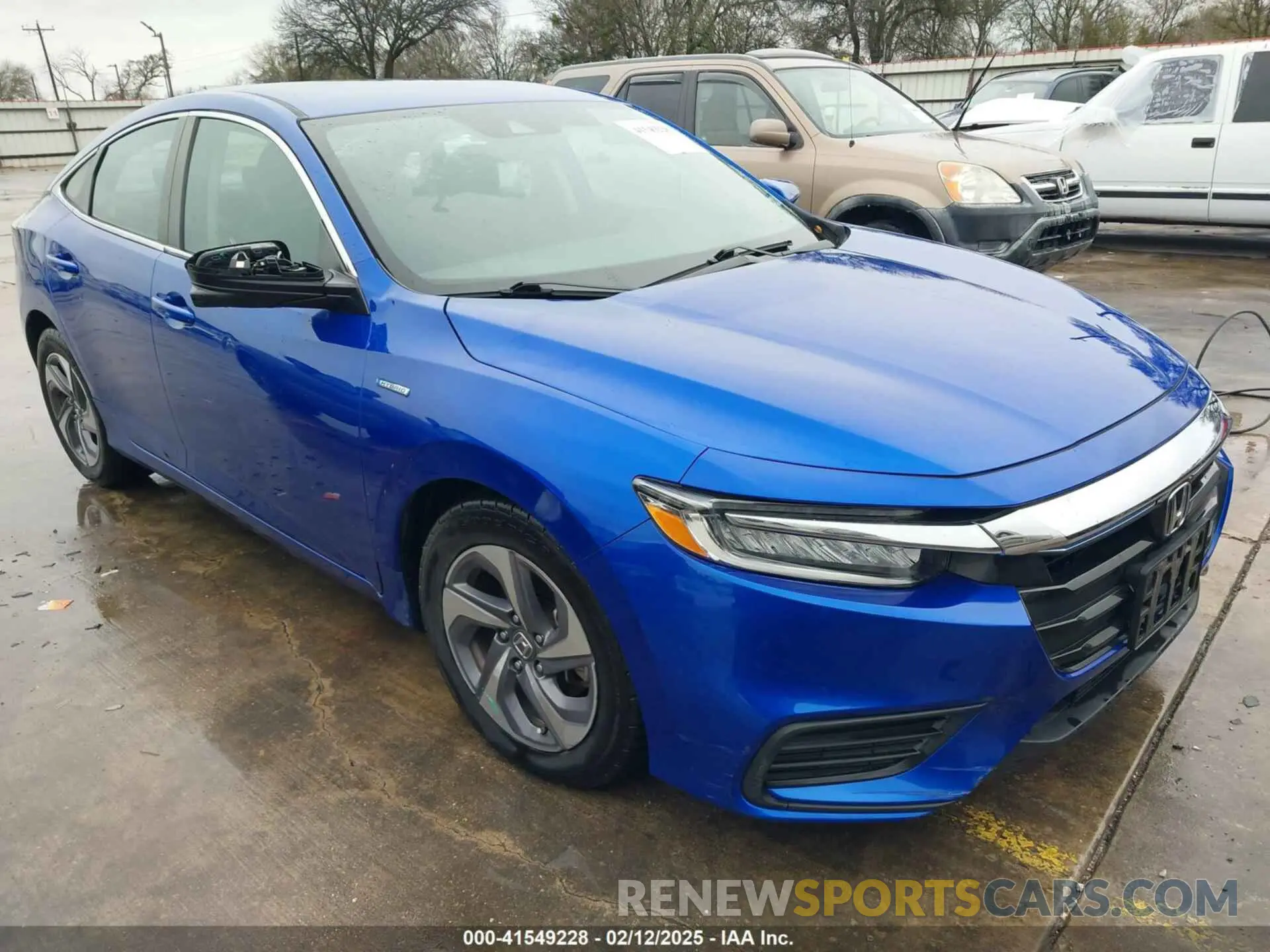 1 fotografías del automóvil dañado 19XZE4F55LE009856 HONDA INSIGHT 2020