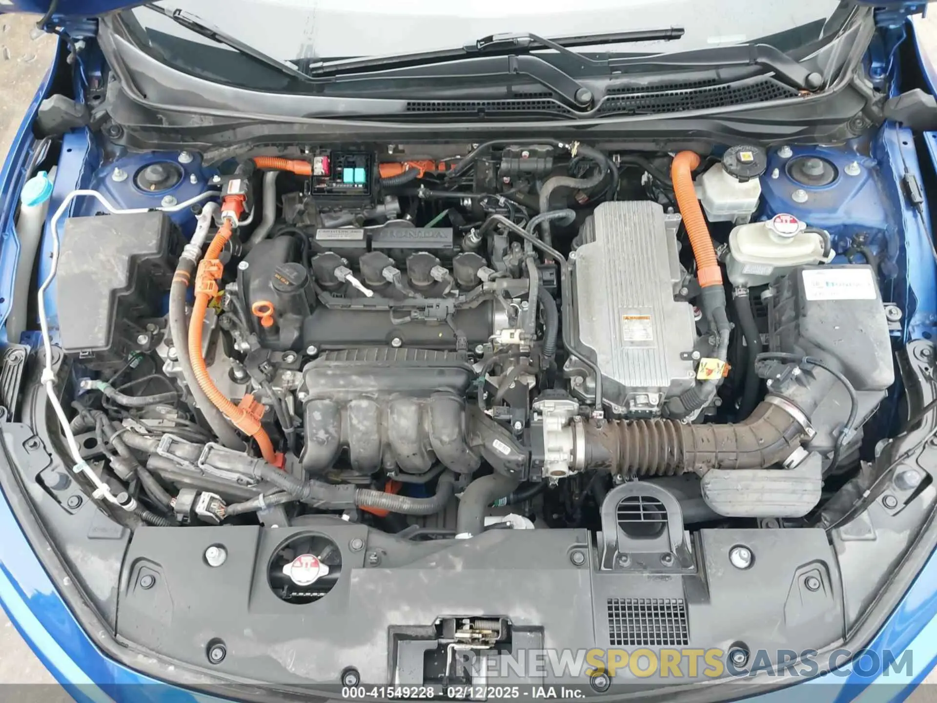 10 fotografías del automóvil dañado 19XZE4F55LE009856 HONDA INSIGHT 2020