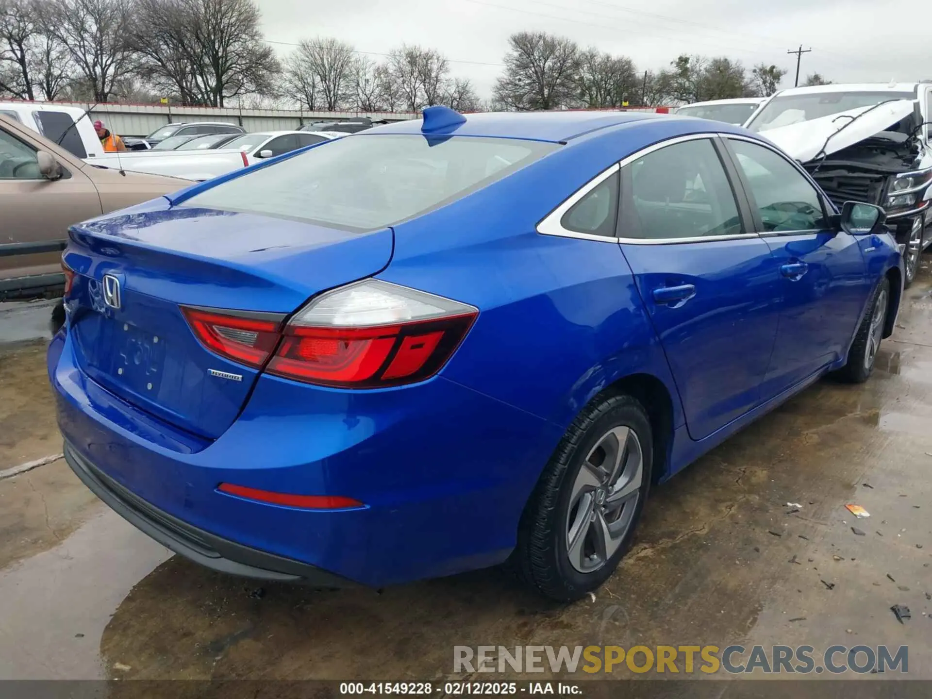 4 fotografías del automóvil dañado 19XZE4F55LE009856 HONDA INSIGHT 2020